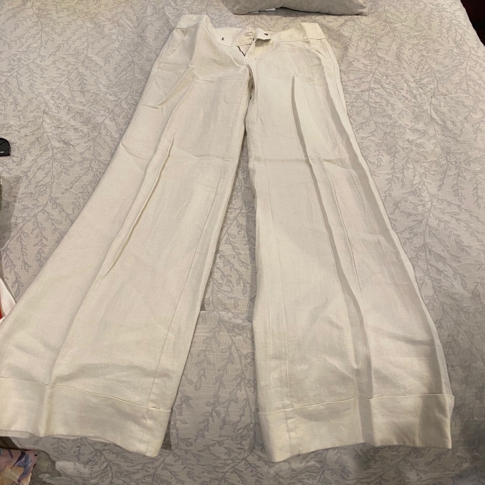 Linen pants/ wide leg new with tags